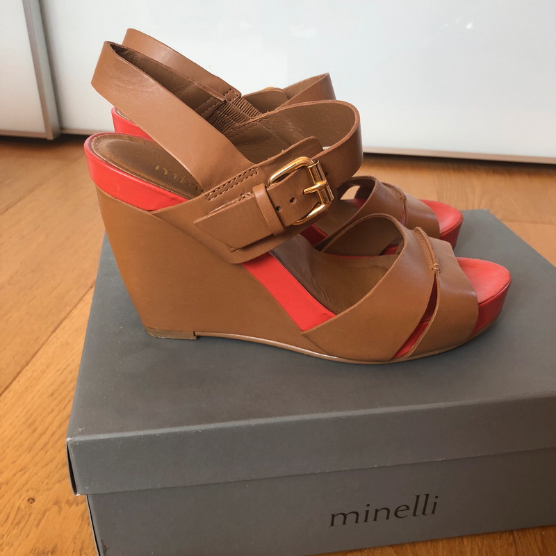 Sandales compensées minelli clearance 2015