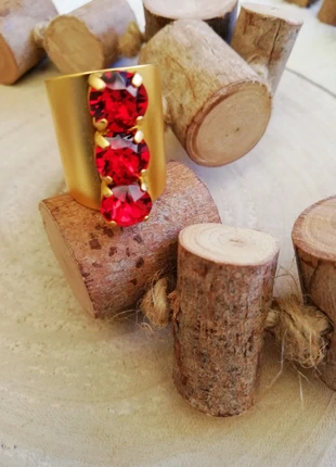 Bague en laiton et perles swarovski, brand: Handmade, condition: New with tags, size: Adjustable, €22.00, €23.80 includes Buyer Protection