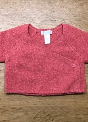 Gilet cache coeur court en 6 mois, brand: Obaïbi, condition: Good, size: 6-9 months / 68 cm, €1.50, €2.28 includes Buyer Protection