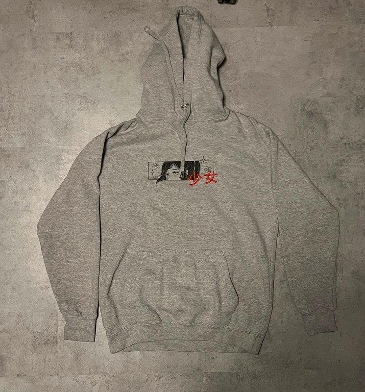 Kaomoji hoodie shoujo size L Vinted