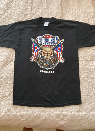 T-shirt rare vintage 2005 hard’n’roll American Dog, marque: Jerzees, état: Très bon état, taille: L, 25,00 €, 26,95 € Protection acheteurs incluse