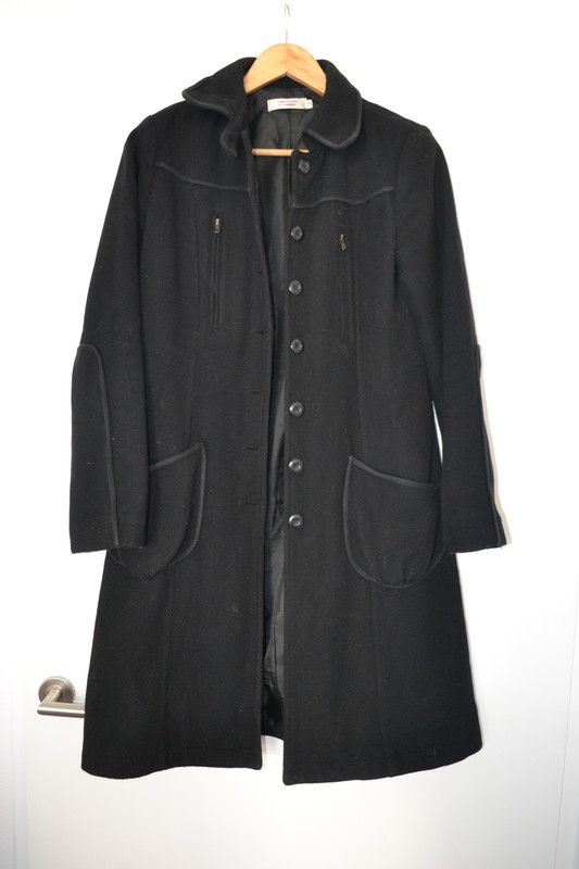 Manteau Noir Comptoir des Cotonniers 1