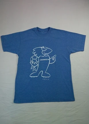 Footix Tee France 98 Vintage 90s Officiel Coupe du Monde World Cup Mundial Team FFF Fan Football, merk: footix, staat: Goed, maat: M, € 24,90, € 26,85 inclusief Kopersbescherming Pro