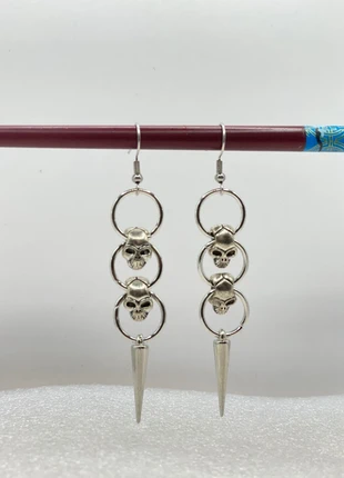 Skull earrings, marca: Henero, estado: Nuevo sin etiquetas, 7,00 €, 8,05 € Protección al comprador incluida