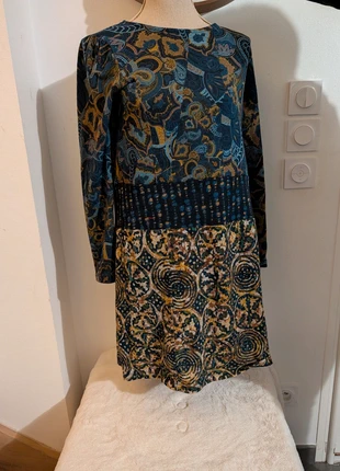Robe Surkana Imprimés Patchwork Boho Chic - Taille L (40/42), brand: Surkana, condition: Very good, size: L / 40 / 12, €8.90, €10.05 includes Buyer Protection