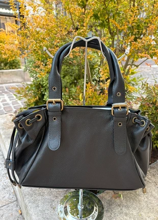 Sac à main cuir noir lacetlouisa, marque: The Genuine Leather, état: Très bon état, 75,00 €, 79,45 € Protection acheteurs (Pro) incluse