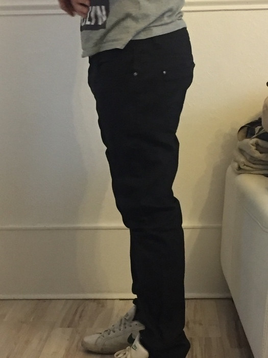 Jean noir coupe slim grande taille 2