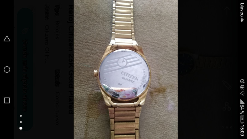 Reloj Citizen 23K Gold Plated Vinted