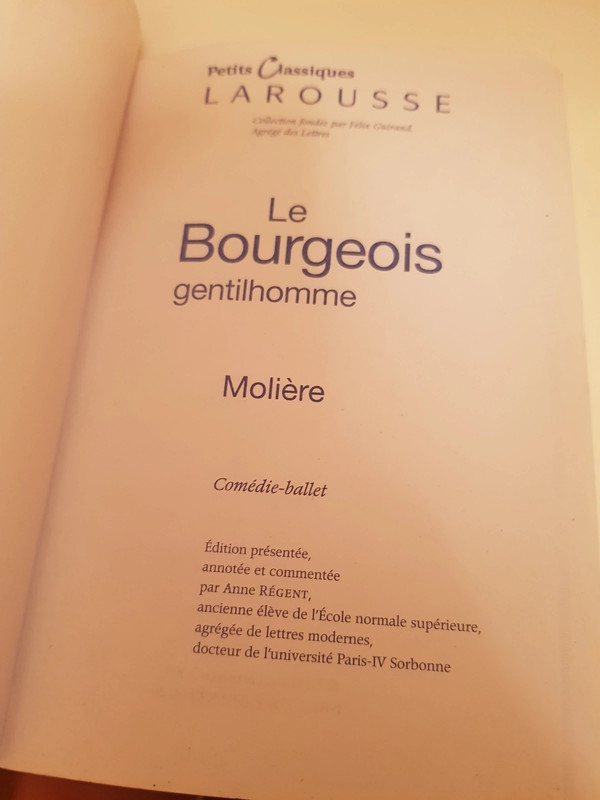 Livre le bourgeois gentilhomme de Molière 5