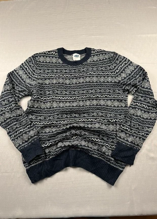 Pull Old Navy taille L – Motif jacquard hivernal bleu marine, marque: Old Navy, état: Très bon état, taille: L, 15,00 €, 16,45 € Protection acheteurs incluse