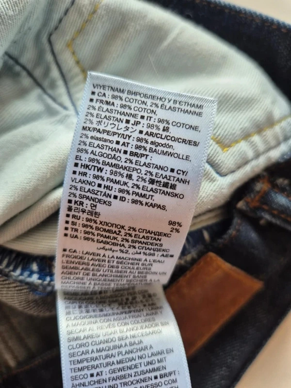 Jeans GAP Skinny 30 x 32 bleu foncé uni
#mygigihomme pantalon homme - photo numéro 3