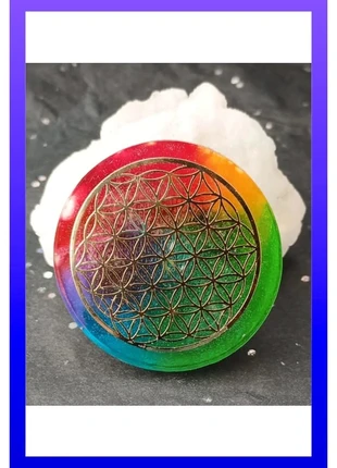 Talisman de poche Fleur de vie, merk: Protection, staat: Nieuw zonder prijskaartje, maat: Universeel, € 13,00, € 14,35 inclusief Kopersbescherming Pro