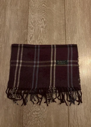 Echarpe Burberry Marron - Plaid Marron Blanc Gris - Franges - 100% Laine, marca: Burberry, estado: Muy bueno, 25,00 €, 26,95 € Protección al comprador incluida