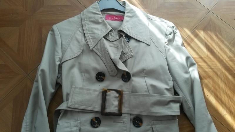 Trench imperméable beige  T36 2