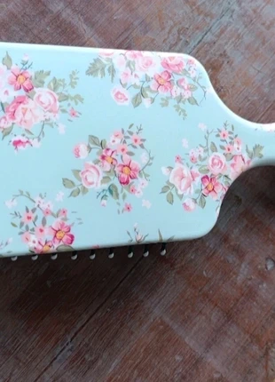 Brosse a cheveux fleurie bohème, état: Neuf sans étiquette, 8,80 €, 9,94 € Protection acheteurs incluse