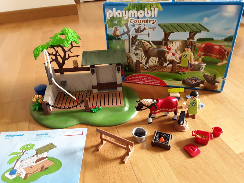 opbouwen impliciet Buurt Playmobil country Box de lavage pour chevaux- ref 5225 - Vinted