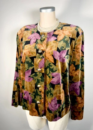 🌹Belle veste fluide en velours vintage Christine Laure made in France🌹, brand: Christine Laure, condition: Very good, size: XXL / 44 / 16, €35.00, €37.45 includes Buyer Protection Pro