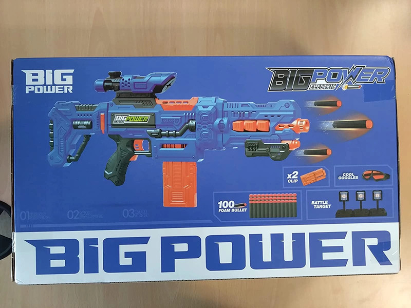 Pistolet Nerf blaster fusil électrique Big Power Big 532 - NERF