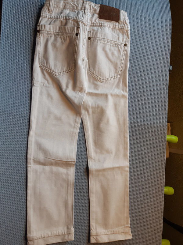 Pantalon blanc vertbaudet taille 10 ans  2