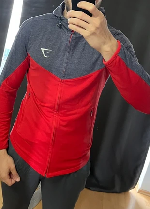 Seltener OG Gymshark Zipper Hoodie Pullover David Laid Jeff Seid XL Grau Rot, marque: Gymshark, état: Très bon état, taille: XL, 50,00 €, 53,20 € Protection acheteurs incluse