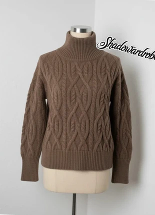 🧶 Pull court marron style Torsades Aran à col montant, marque: friperie, état: Très bon état, taille: M / 38 / 10, 54,90 €, 58,35 € Protection acheteurs incluse