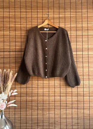 Gilet marron douce 🌸, marca: Boutique Parisienne, estado: Novo com etiquetas, tamanho: M / 38 / 10, €36.00, €38.50 inclui Proteção do Comprador