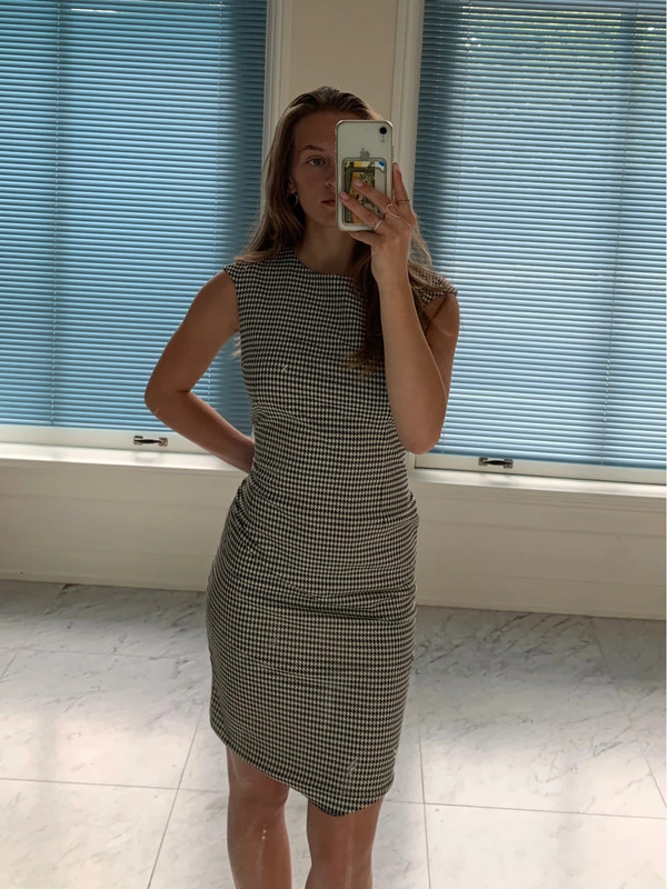 Geruite jurk van Zara Vinted
