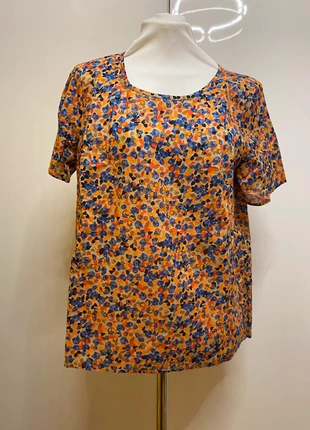 Blusa a fiori - Benetton, condizioni: Ottime, taglia: S / IT 40 / EU 36, €5.00, €5.95 include la Protezione acquisti