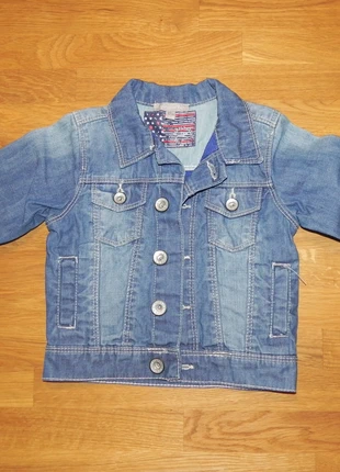 Veste en jean 12 mois, brand: Grain de Blé, condition: Very good, size: 9-12 months / 74 cm, €2.00, €2.80 includes Buyer Protection