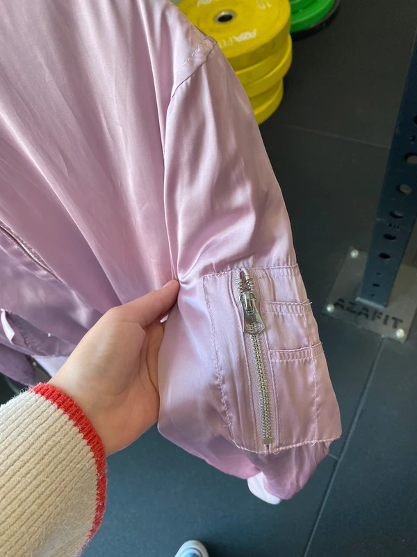 bomber satinée h&m divided taille 34 neuf - photo numéro 4