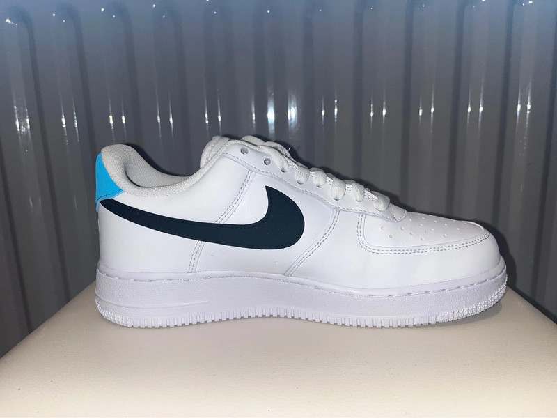 Nike air force 1 2024 07 white black blue fury