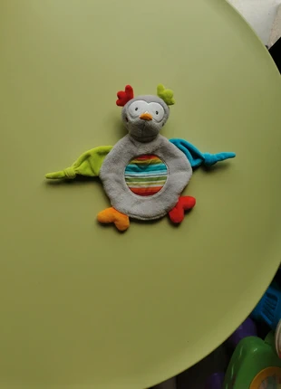 Doudou hibou (ou chouette), merk: Baby Club, staat: Nieuw zonder prijskaartje, maat: 1-3 maanden / 56 cm, € 2,00, € 2,80 inclusief Kopersbescherming