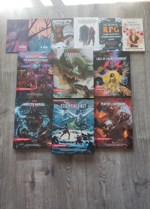 10x Libros Rol y 2x Boxed Sets (D&D 5e) ENG, marca: Wizards of the Coast, estado: Muy bueno, 319,00 €, 335,65 € Protección al comprador incluida