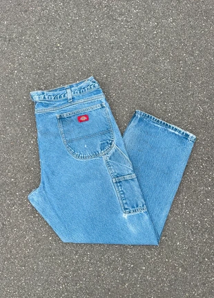 Pantalon dickies single knee workwear baggy bleu vintage - Taille 42x32, marque: Dickies, état: Très bon état, taille: W42 | FR 52, 19,00 €, 20,65 € Protection acheteurs (Pro) incluse