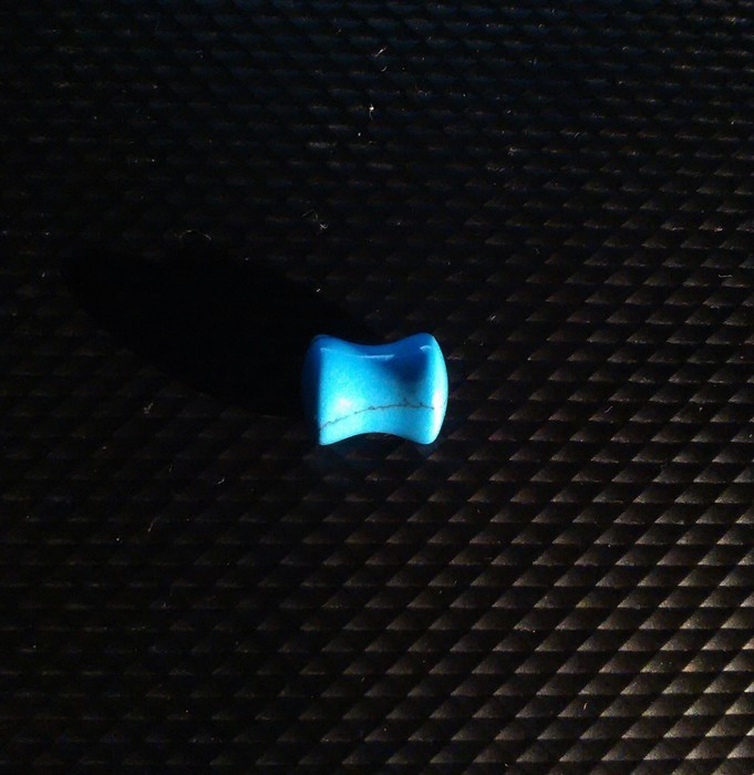 Plug bleu et noir 8mm 2