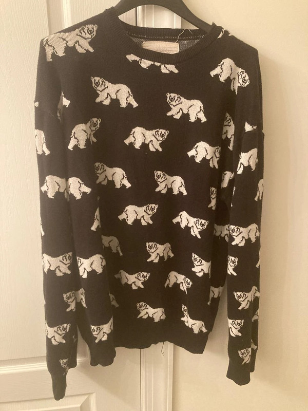 Polar Bear Pattern Knit Sweater by Decibel 1