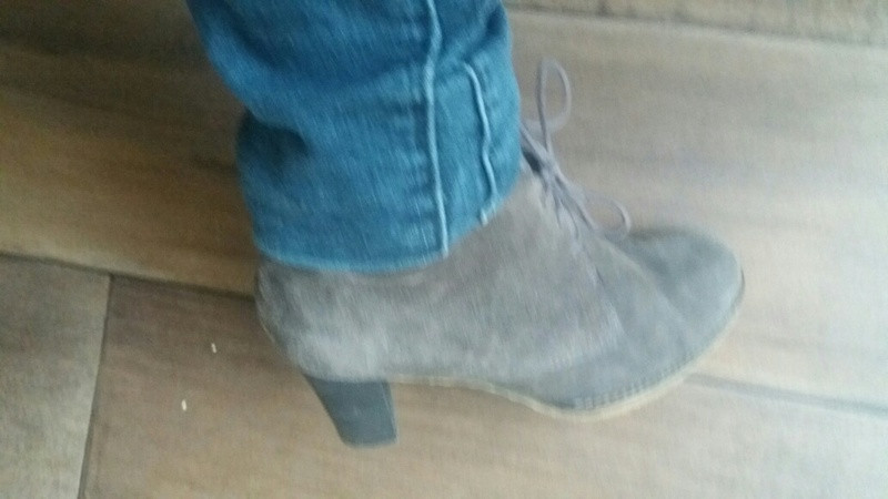 Boots nubuc grise  3