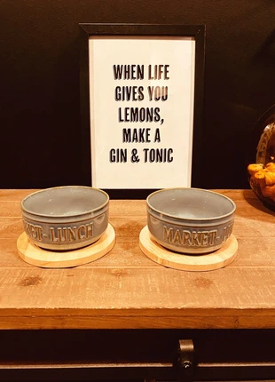 Ceramic Bowl (2) - Stoneware: Your Essential Kitchen Companion!, marca: Sklum, estado: Novo sem etiquetas, €16.00, €17.50 inclui Proteção do Comprador