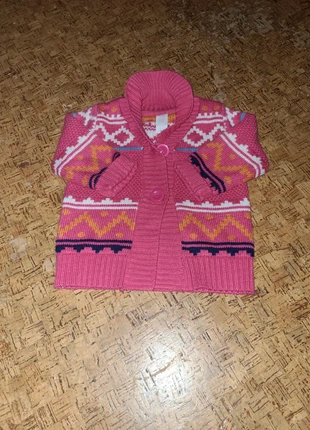 Strickjacke bunt gr. 80 Mädchen , merk: Baby Club, staat: Heel goed, maat: 12-18 maanden / 80 cm, € 3,50, € 4,38 inclusief Kopersbescherming