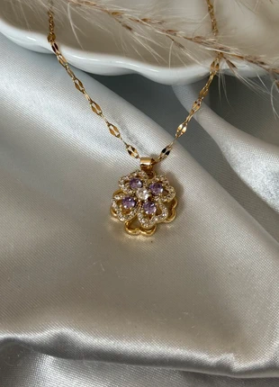 Floral Pendant Necklace - anti tarnish, condition: New without tags, £9.50, £10.68 includes Buyer Protection Pro