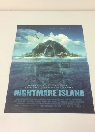 Affiche nightmare island, condition: Very good, size: One size, €7.00, €8.05 includes Buyer Protection