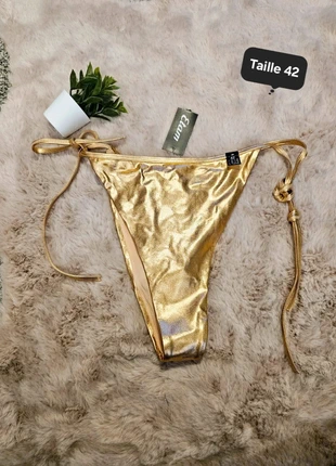 Bas taille haute T42 etam Neuf doré, marque: Etam, état: Très bon état, taille: XL / 42 / 14, 15,00 €, 16,45 € Protection acheteurs (Pro) incluse