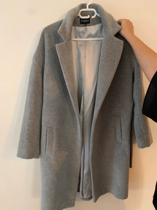 manteau gris caroll