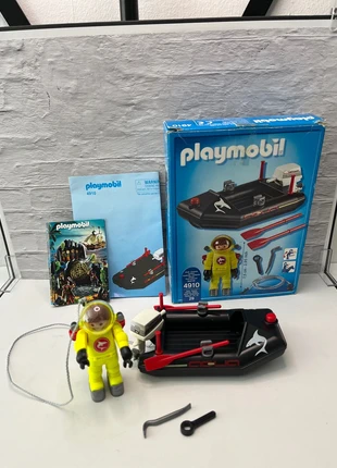 Playmobil Duiker met rubberboot 4910 compleet (450), merk: Playmobil, staat: Heel goed, maat: Universeel, € 7,99, € 9,09 inclusief Kopersbescherming Pro