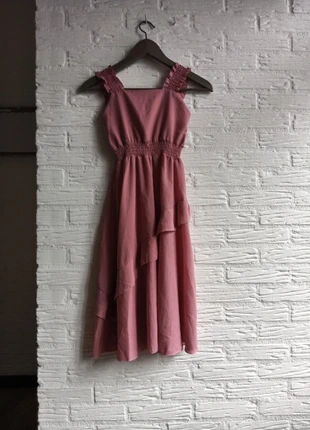 Oud Roze Jurkje van Shein - Maat 150 - Zo Goed Als Nieuw! 🌸, marca: Shein, estado: Muy bueno, tamaño: 12 años / 152 cm, 2,00 €, 2,80 € Protección al comprador incluida