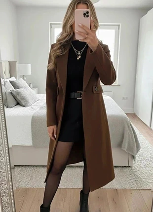 Manteau long marron, brand: Leena paris, condizioni: Ottime, taglia: S / IT 40 / EU 36, €80.00, €84.70 include la Protezione acquisti