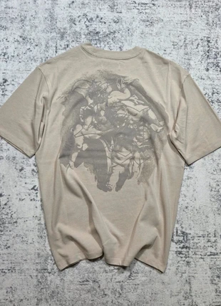 T-shirt Primark S Beige Relaxed Fit LA Dos Illustré Streetwear, marque: Primark, état: Très bon état, taille: S, 19,99 €, 21,69 € Protection acheteurs (Pro) incluse