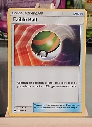 Faiblo Ball - SL01:Soleil et Lune - 123/149, marke: Pokémon, zustand: Neu, 1,00 €, 1,75 € inklusive Vinted-Käuferschutz
