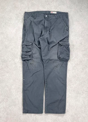 Wrangler grey cargo trousers men’s 36W regular taper pants, brand: Wrangler, condition: Good, size: W36, £12.00, £13.30 includes Buyer Protection Pro