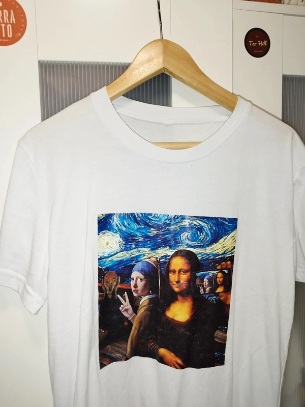 niña inversión Ojalá Camiseta Mona Lisa - Vinted